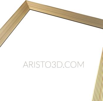 Baguette frame (RMB_0638) 3D model for CNC machine
